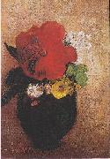 Odilon Redon The red poppy oil on canvas